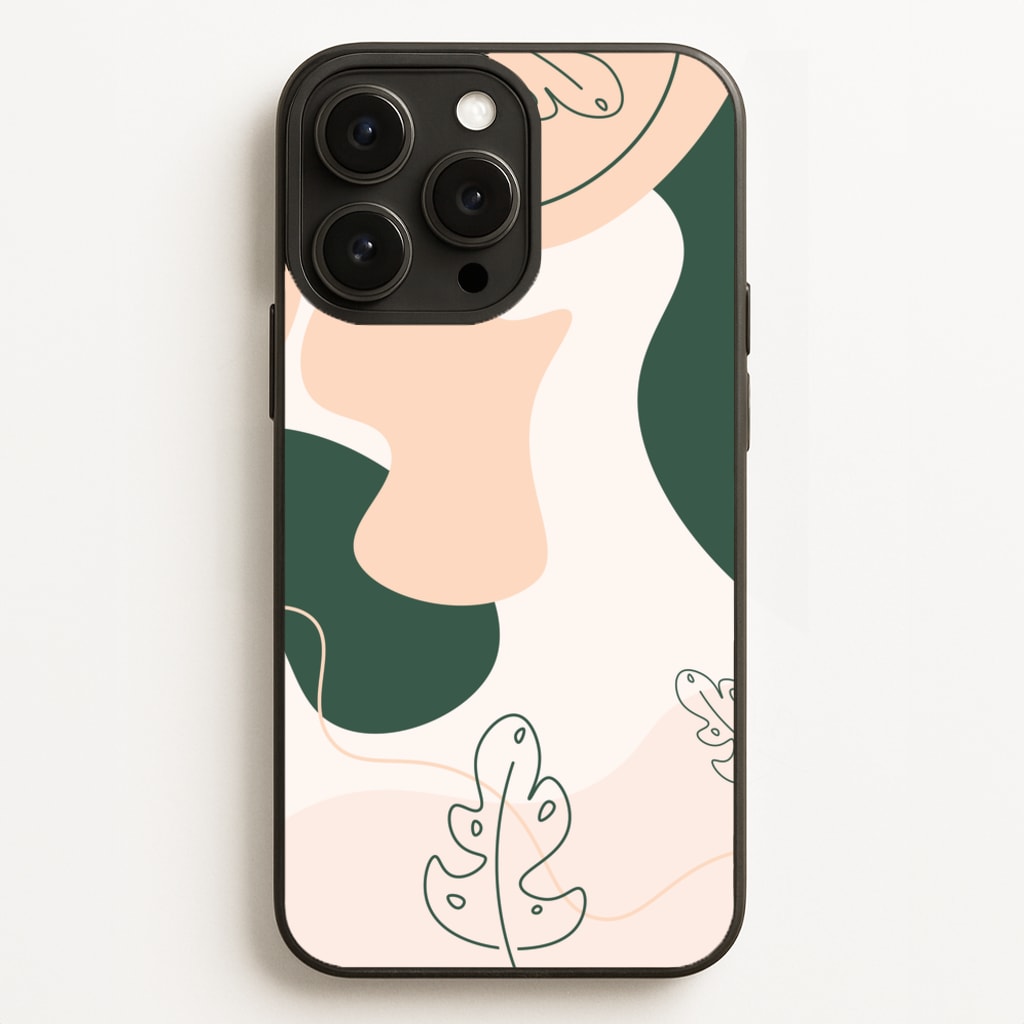 Abstract Leafs - Floral - Floral Phone Case for iPhone 12 Pro Max