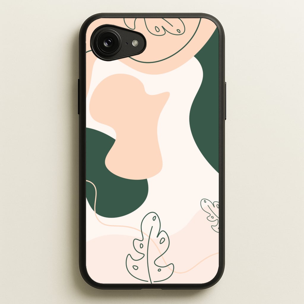 Abstract Leafs - Floral - Floral Phone Case for iPhone 16e