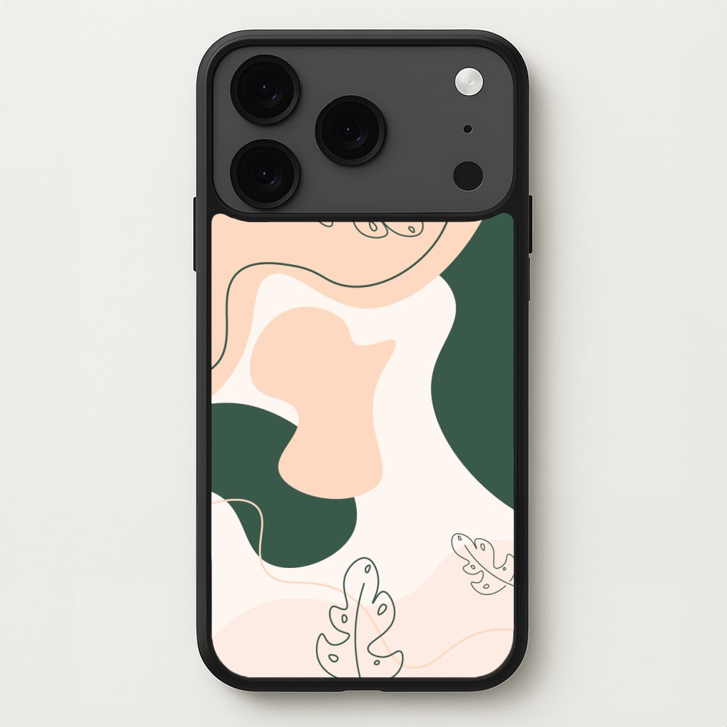 Abstract Leafs - Floral Phone Case for iPhone 17 Pro