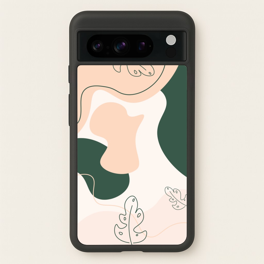 Abstract Leafs - Floral - Floral Phone Case for Google Pixel 8 Pro