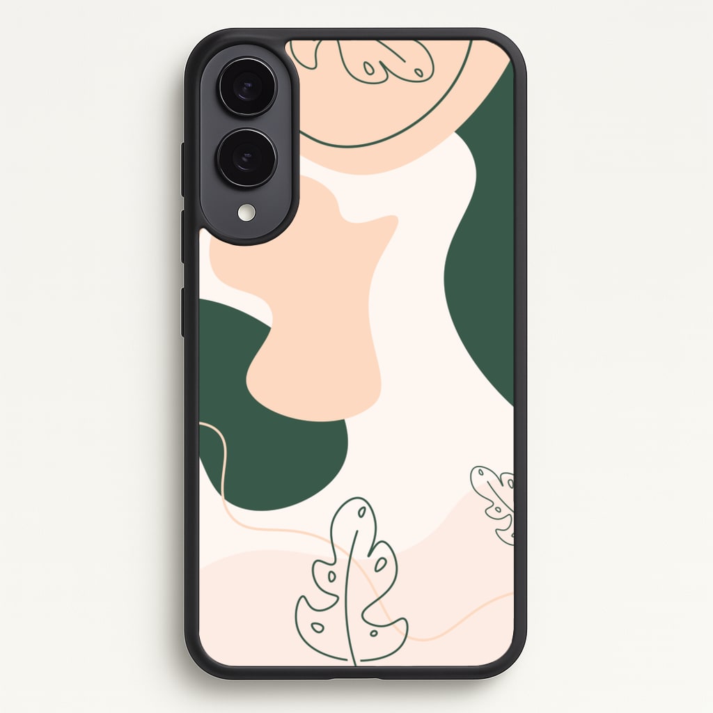 Abstract Leafs - Floral - Floral Phone Case for Galaxy S25 Edge