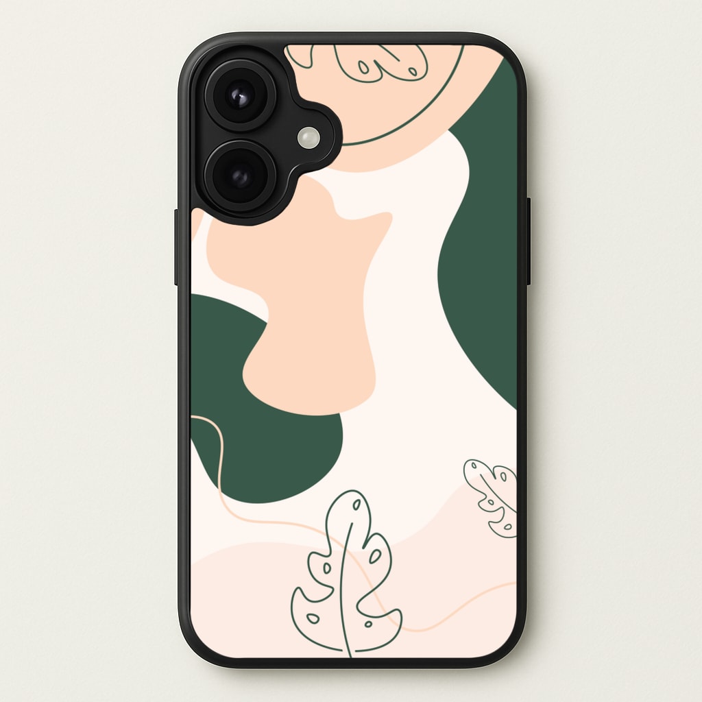 Abstract Leafs - Floral Phone Case for iPhone 17