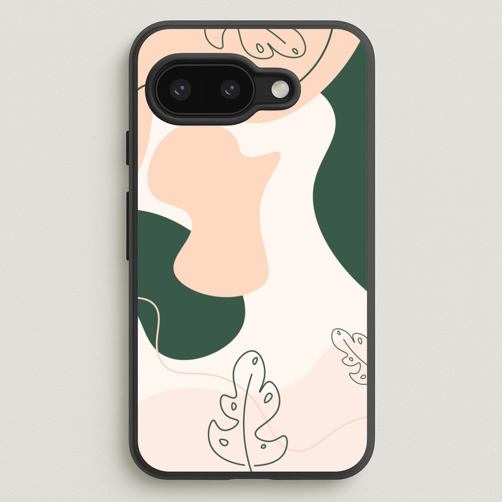 Abstract Leafs - Floral - Floral Phone Case for Google Pixel 9a