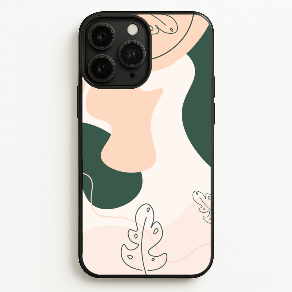 Abstract Leafs - Floral - Floral Phone Case for iPhone 11 Pro