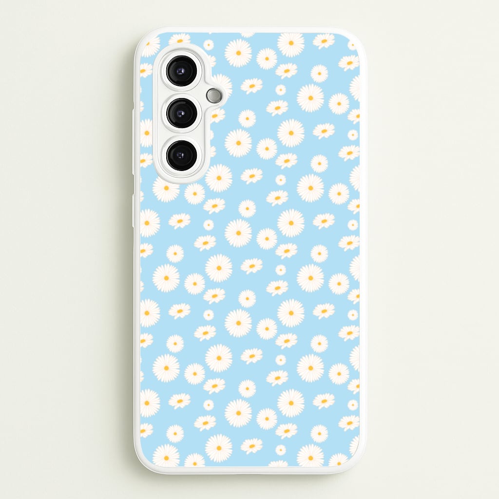 Blue Daisies - Floral - Floral Phone Case for Galaxy A14