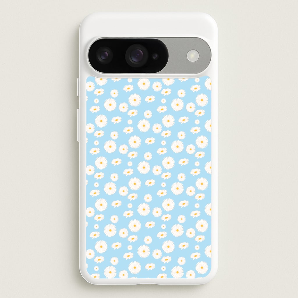Blue Daisies - Floral Phone Case for Google Pixel 10 / 10 Pro