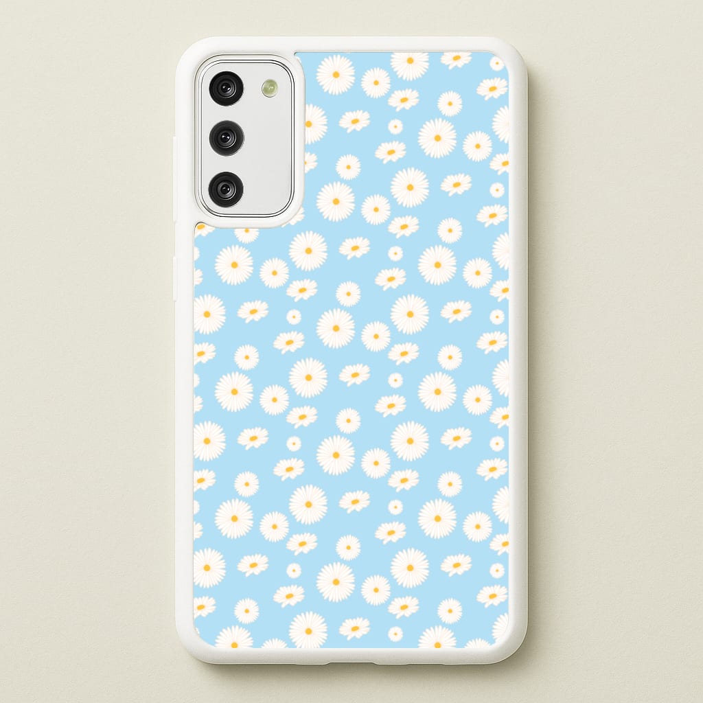 Blue Daisies - Floral - Floral Phone Case for Galaxy S20FE