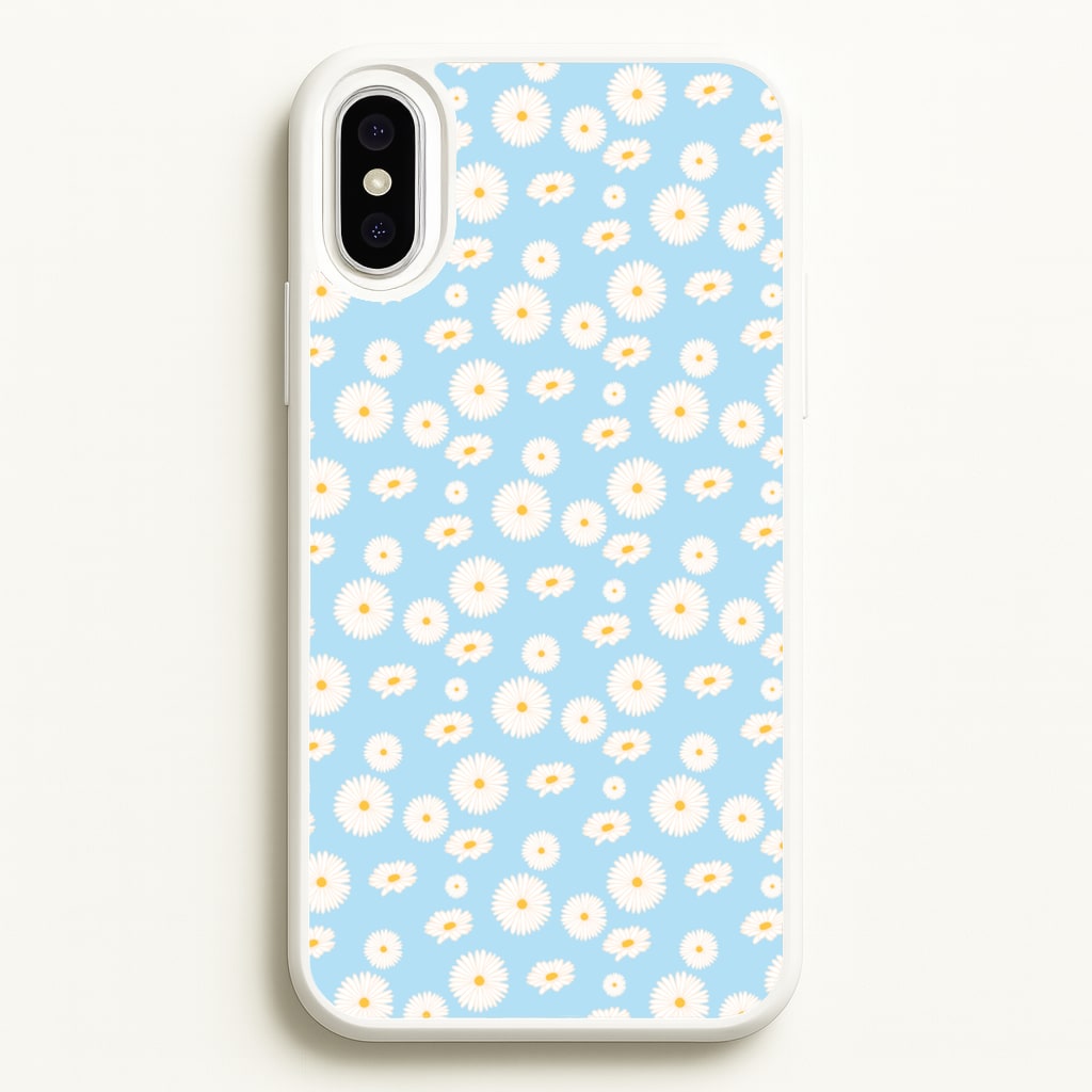 Blue Daisies - Floral - Floral Phone Case for iPhone XS Max
