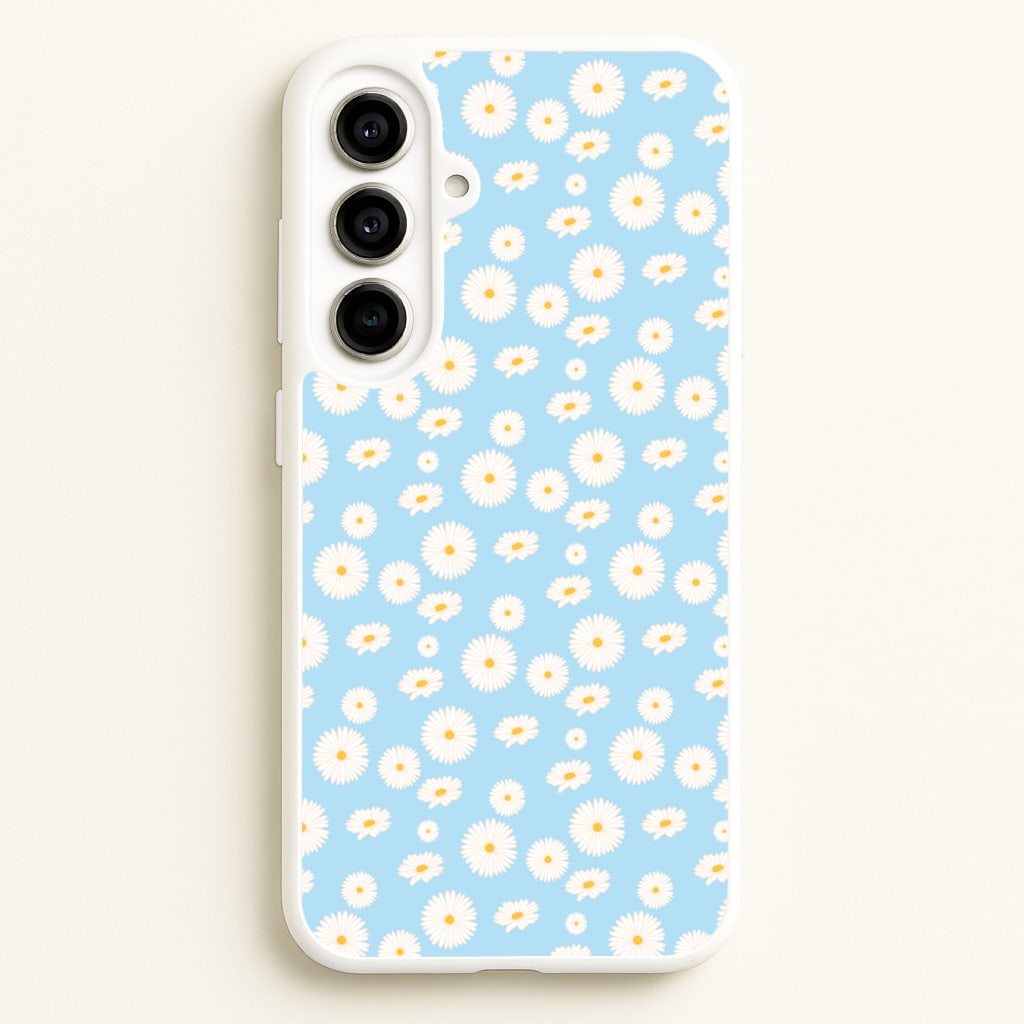 Blue Daisies - Floral - Floral Phone Case for Galaxy A56