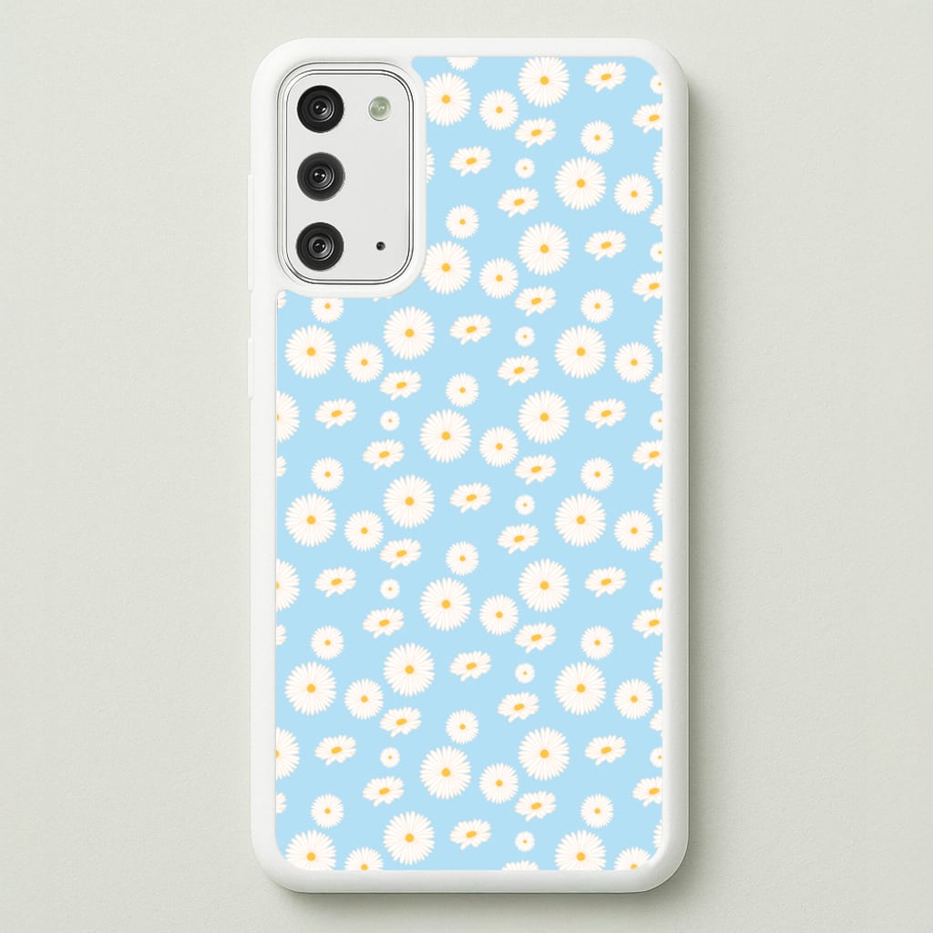 Blue Daisies - Floral - Floral Phone Case for Galaxy Note 20
