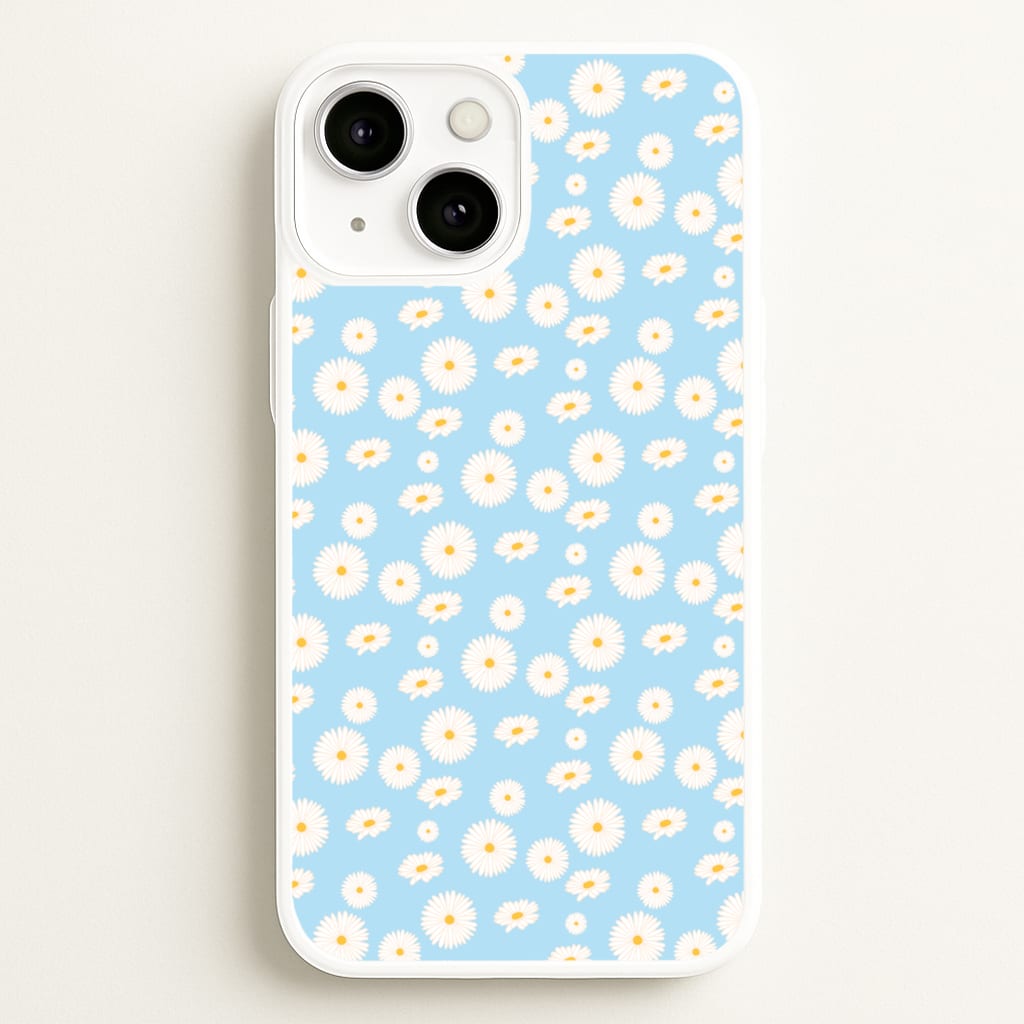 Blue Daisies - Floral - Floral Phone Case for iPhone 13 Mini