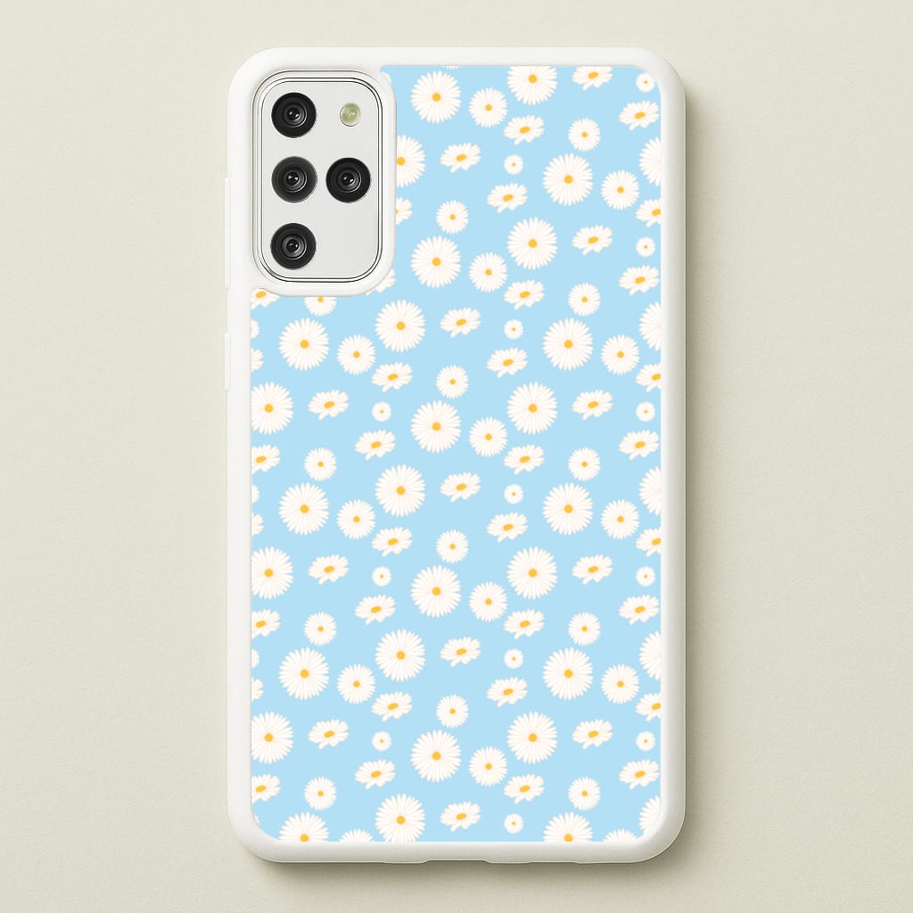 Blue Daisies - Floral - Floral Phone Case for Galaxy S20 Plus