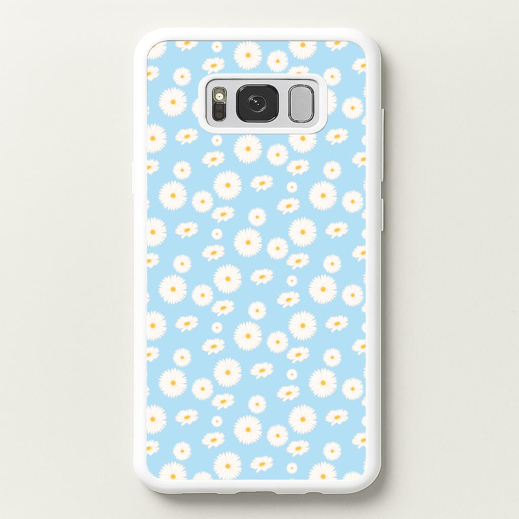 Blue Daisies - Floral - Floral Phone Case for Galaxy S8