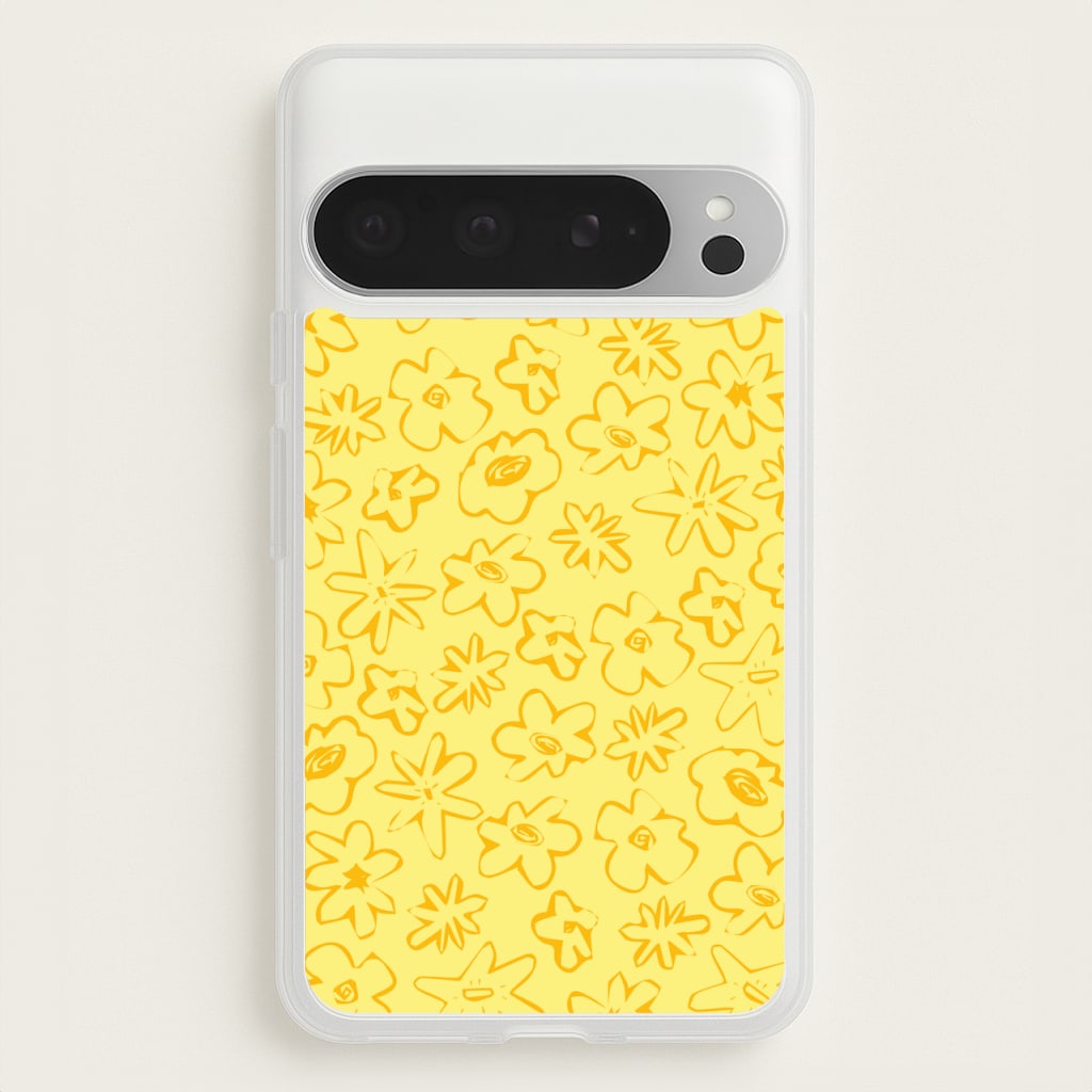 Yellow And Orange - Floral Patterns - Floral Patterns Phone Case for Google Pixel 9 Pro XL