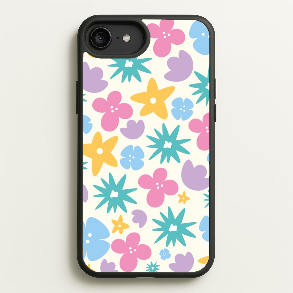 Playful Flowers - Floral Patterns - Floral Patterns Phone Case for iPhone 6 Plus / 7 Plus / 8 Plus