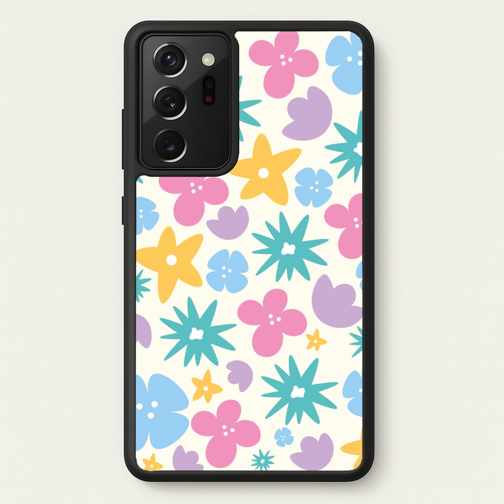 Playful Flowers - Floral Patterns - Floral Patterns Phone Case for Galaxy Note 20 Ultra