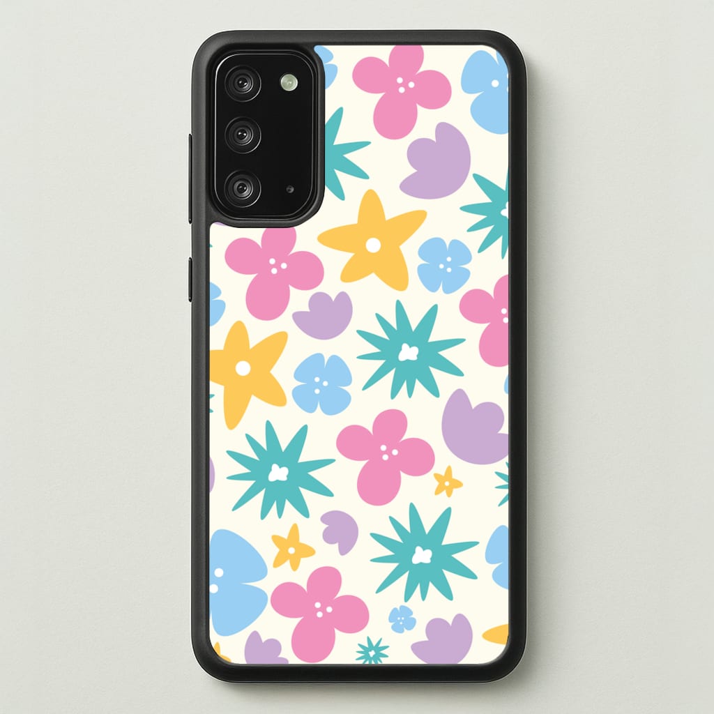 Playful Flowers - Floral Patterns - Floral Patterns Phone Case for Galaxy Note 20