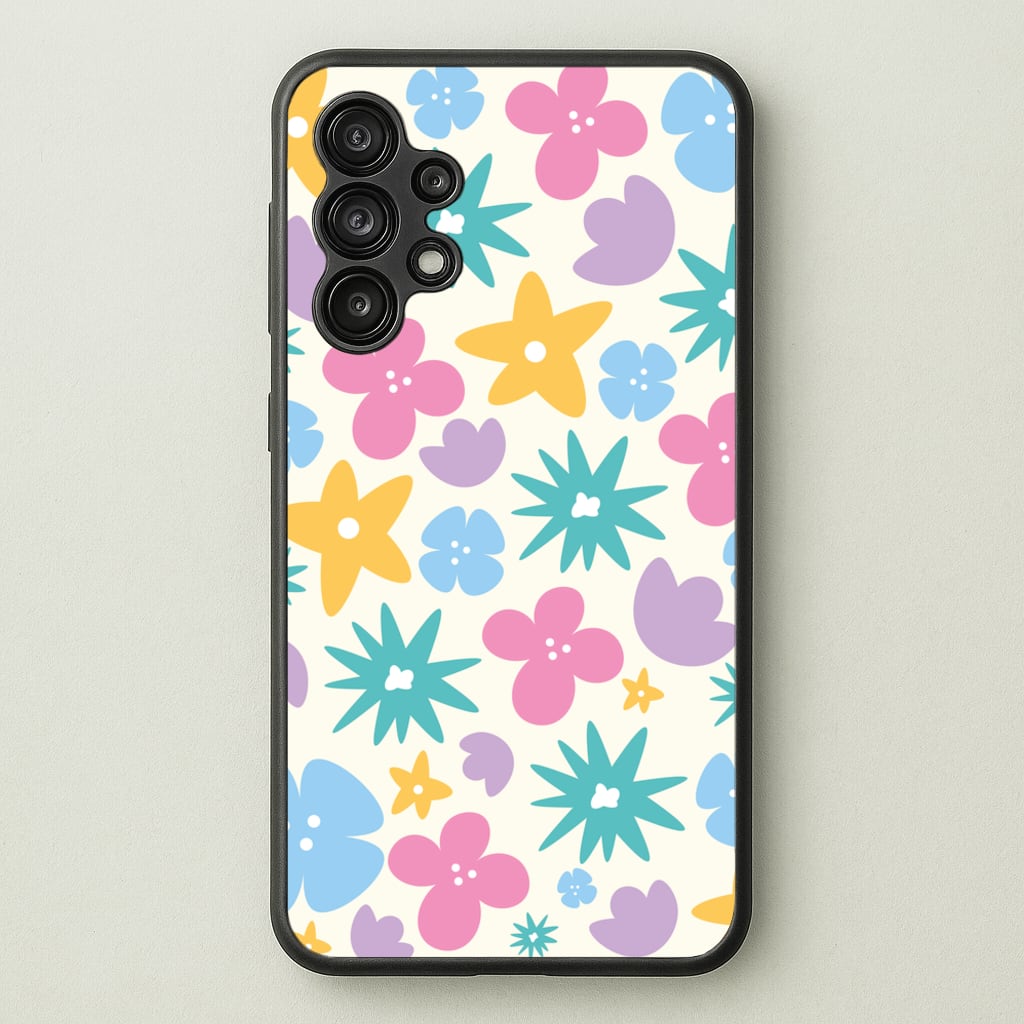 Playful Flowers - Floral Patterns - Floral Patterns Phone Case for Galaxy A13