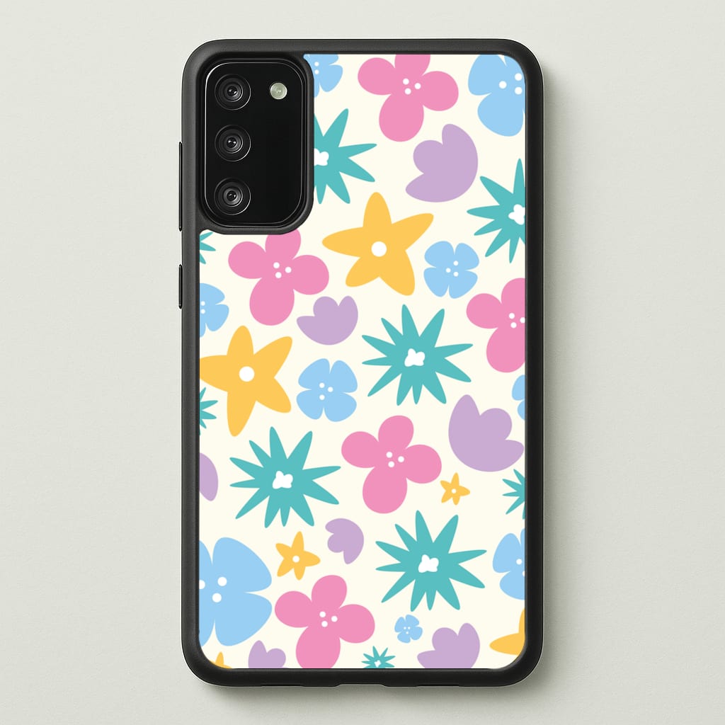 Playful Flowers - Floral Patterns - Floral Patterns Phone Case for Galaxy A41