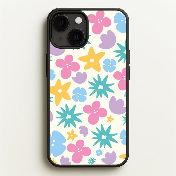 Playful Flowers - Floral Patterns - Floral Patterns Phone Case for iPhone 13