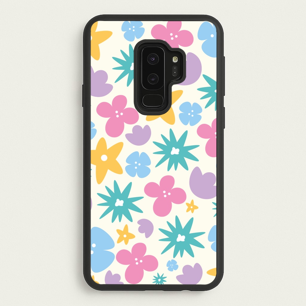 Playful Flowers - Floral Patterns - Floral Patterns Phone Case for Galaxy S9 Plus