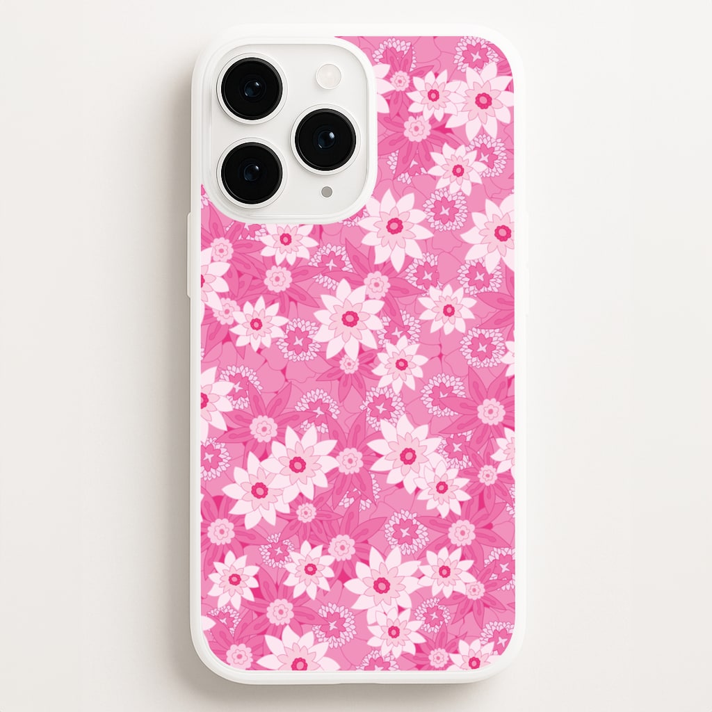Pink Flowers - Floral Patterns - Floral Patterns Phone Case for iPhone 16 Pro Max