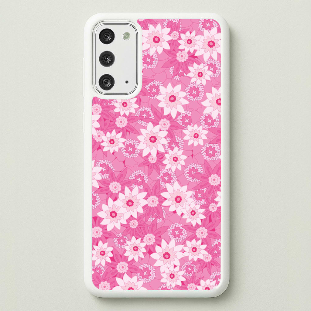 Pink Flowers - Floral Patterns - Floral Patterns Phone Case for Galaxy Note 20