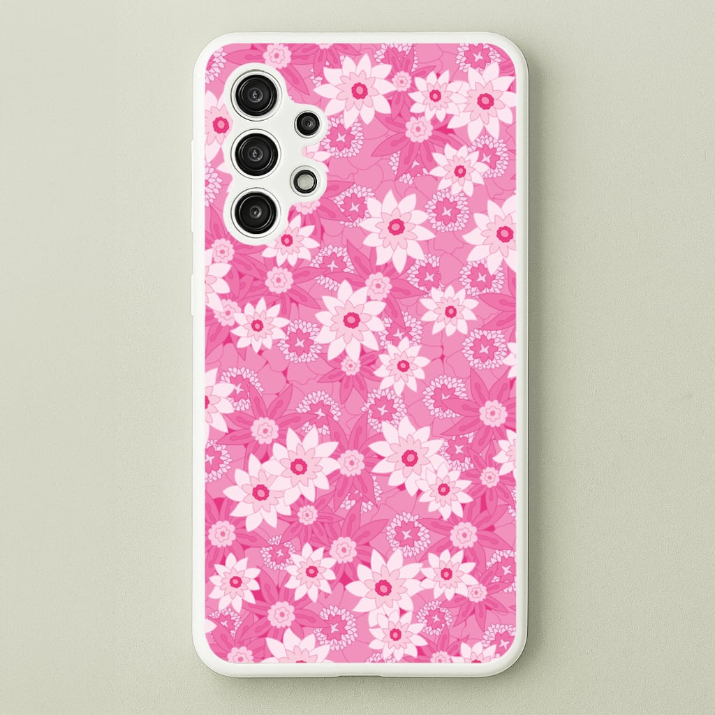 Pink Flowers - Floral Patterns - Floral Patterns Phone Case for Galaxy A13