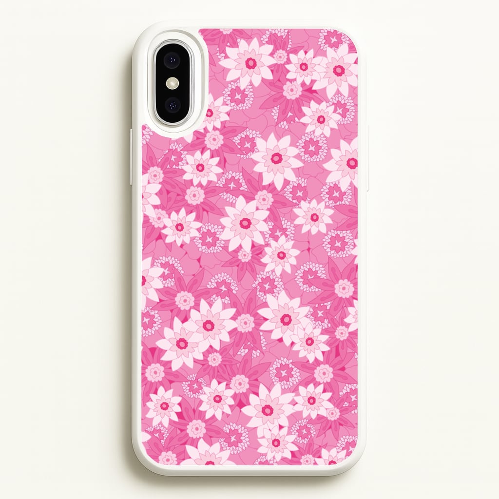 Pink Flowers - Floral Patterns - Floral Patterns Phone Case for iPhone XS Max