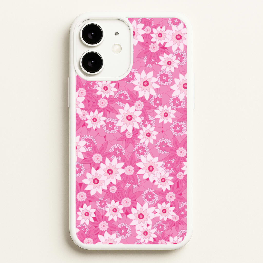 Pink Flowers - Floral Patterns - Floral Patterns Phone Case for iPhone 11