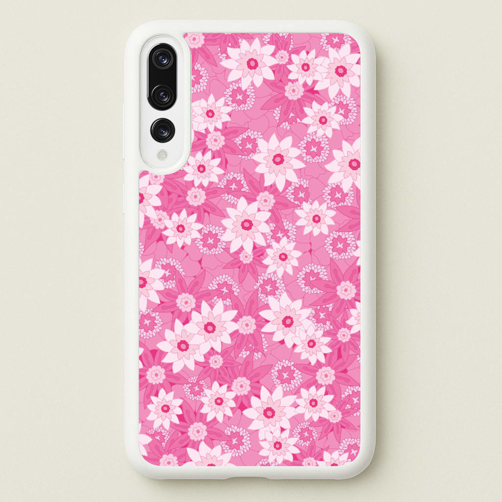 Pink Flowers - Floral Patterns - Floral Patterns Phone Case for Huawei P20 Pro
