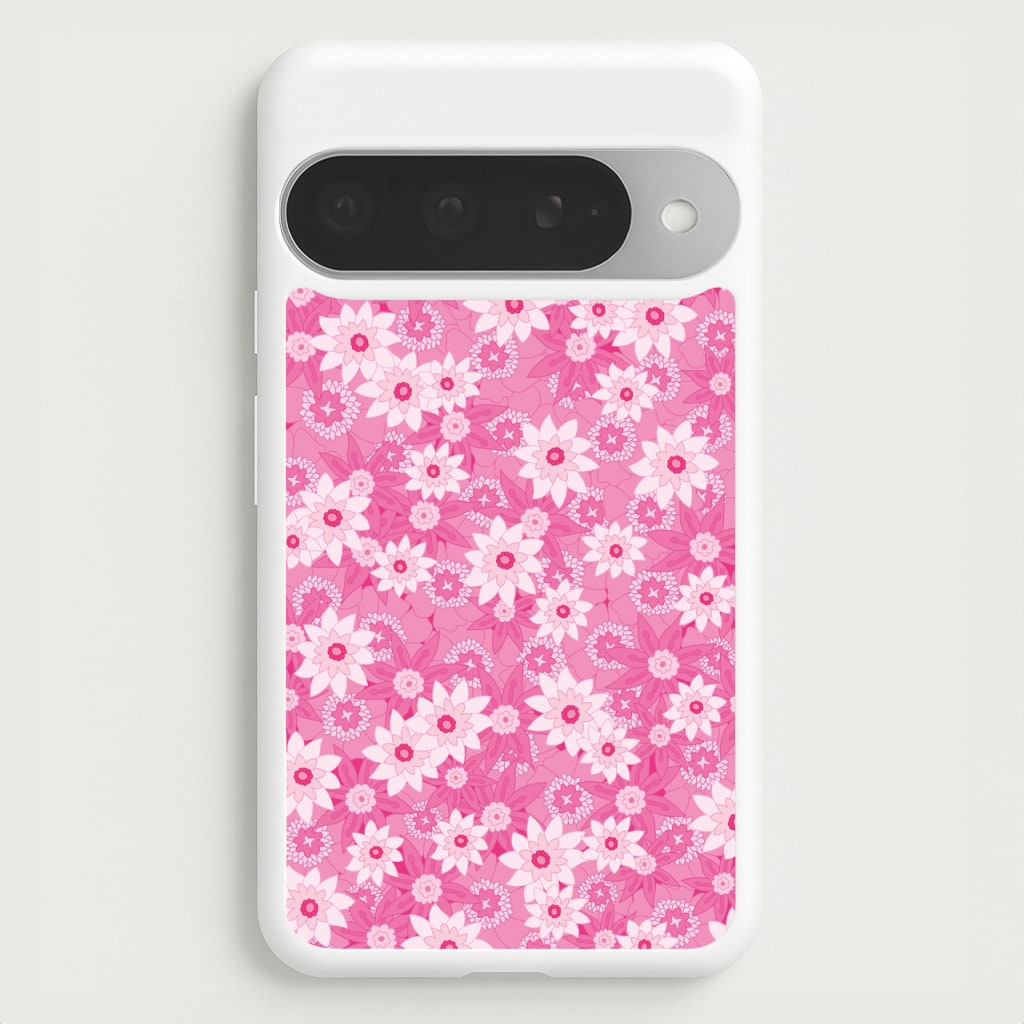 Pink Flowers - Floral Patterns Phone Case for Google Pixel 10 Pro XL