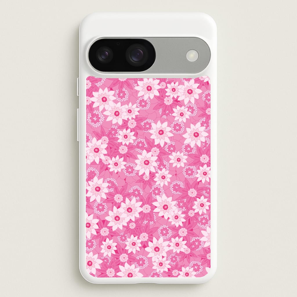 Pink Flowers - Floral Patterns - Floral Patterns Phone Case for Google Pixel 9 / 9 Pro