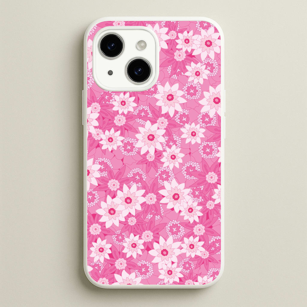 Pink Flowers - Floral Patterns - Floral Patterns Phone Case for iPhone 15