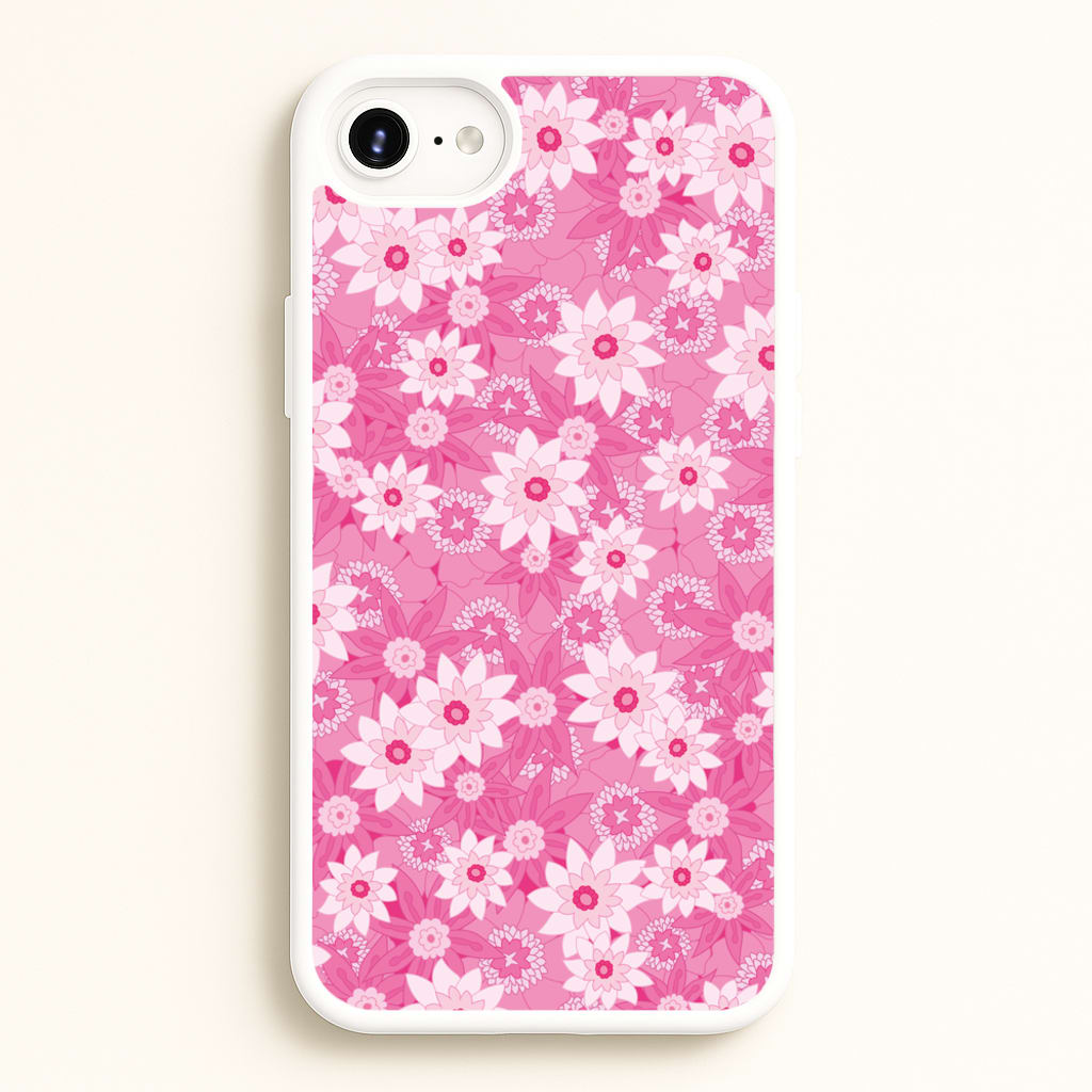 Pink Flowers - Floral Patterns - Floral Patterns Phone Case for iPhone 6 Plus / 7 Plus / 8 Plus