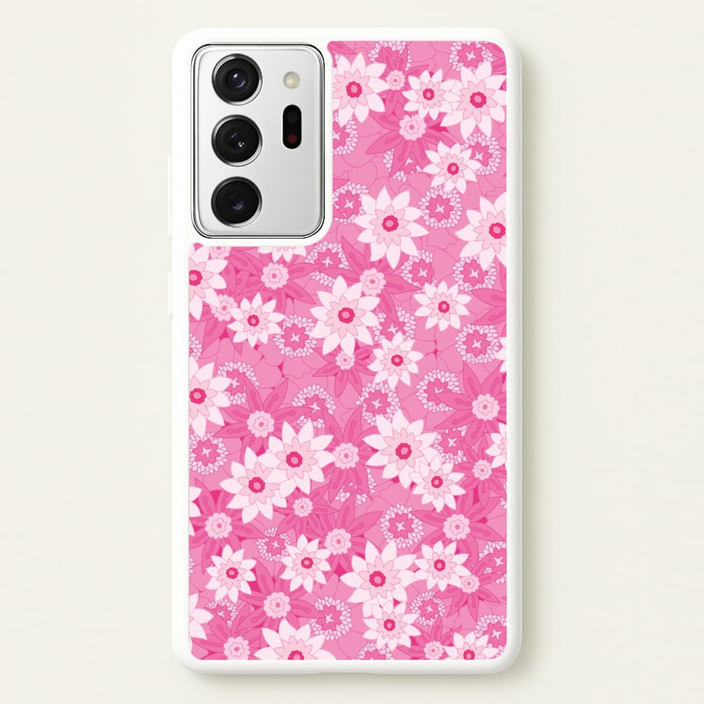 Pink Flowers - Floral Patterns - Floral Patterns Phone Case for Galaxy Note 20 Ultra