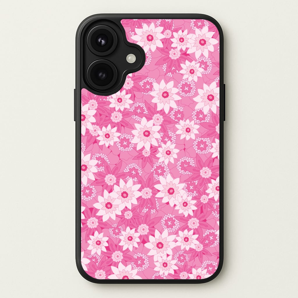 Pink Flowers - Floral Patterns Phone Case for iPhone 17