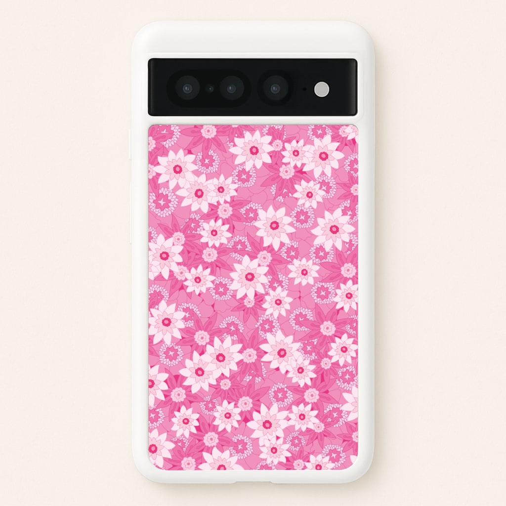 Pink Flowers - Floral Patterns - Floral Patterns Phone Case for Google Pixel 7 Pro