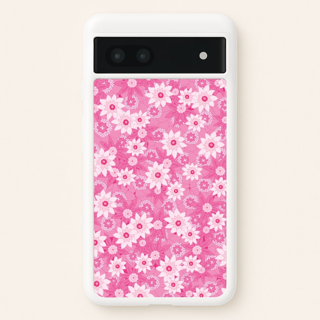 Pink Flowers - Floral Patterns - Floral Patterns Phone Case for Google Pixel 6a