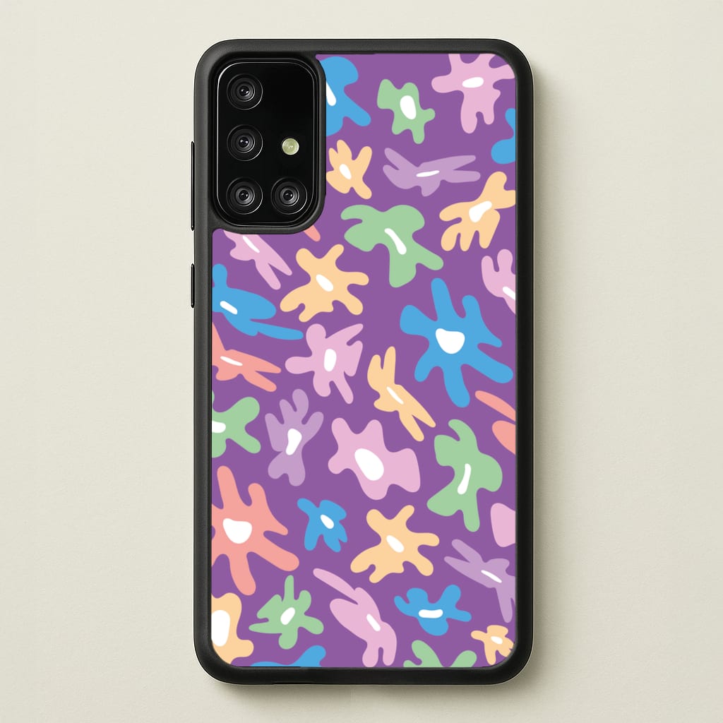 Abstract Flowers- Floral Patterns - Floral Patterns Phone Case for Galaxy A71