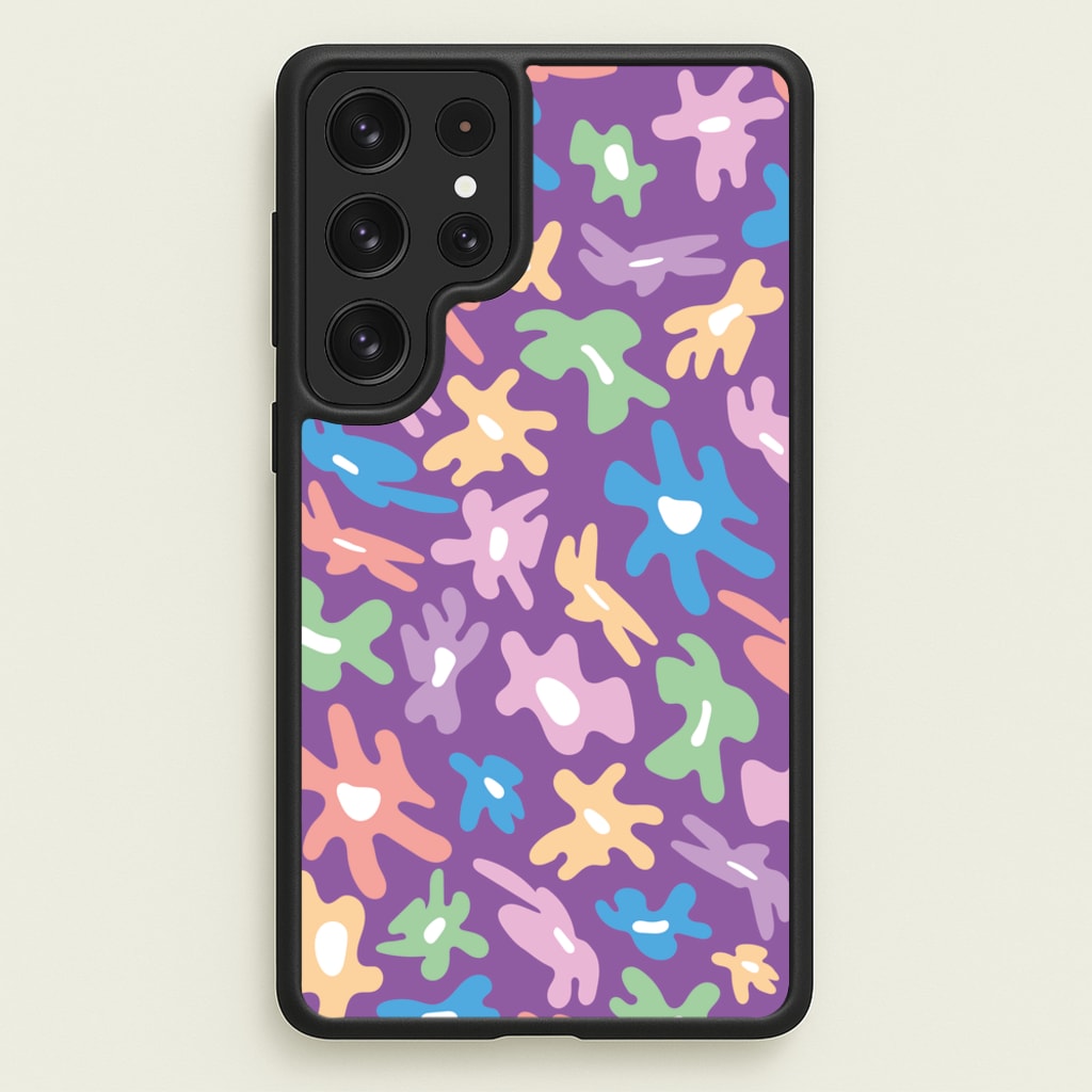 Abstract Flowers- Floral Patterns - Floral Patterns Phone Case for Galaxy S23 Ultra