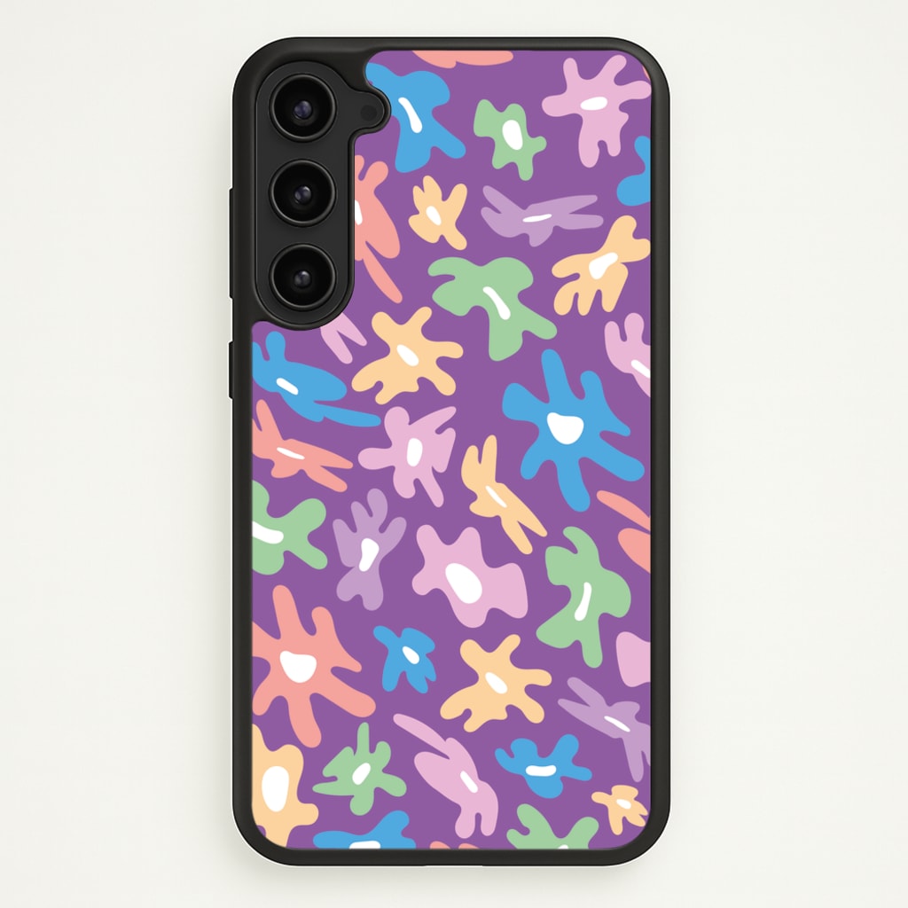 Abstract Flowers- Floral Patterns - Floral Patterns Phone Case for Galaxy S23 Plus
