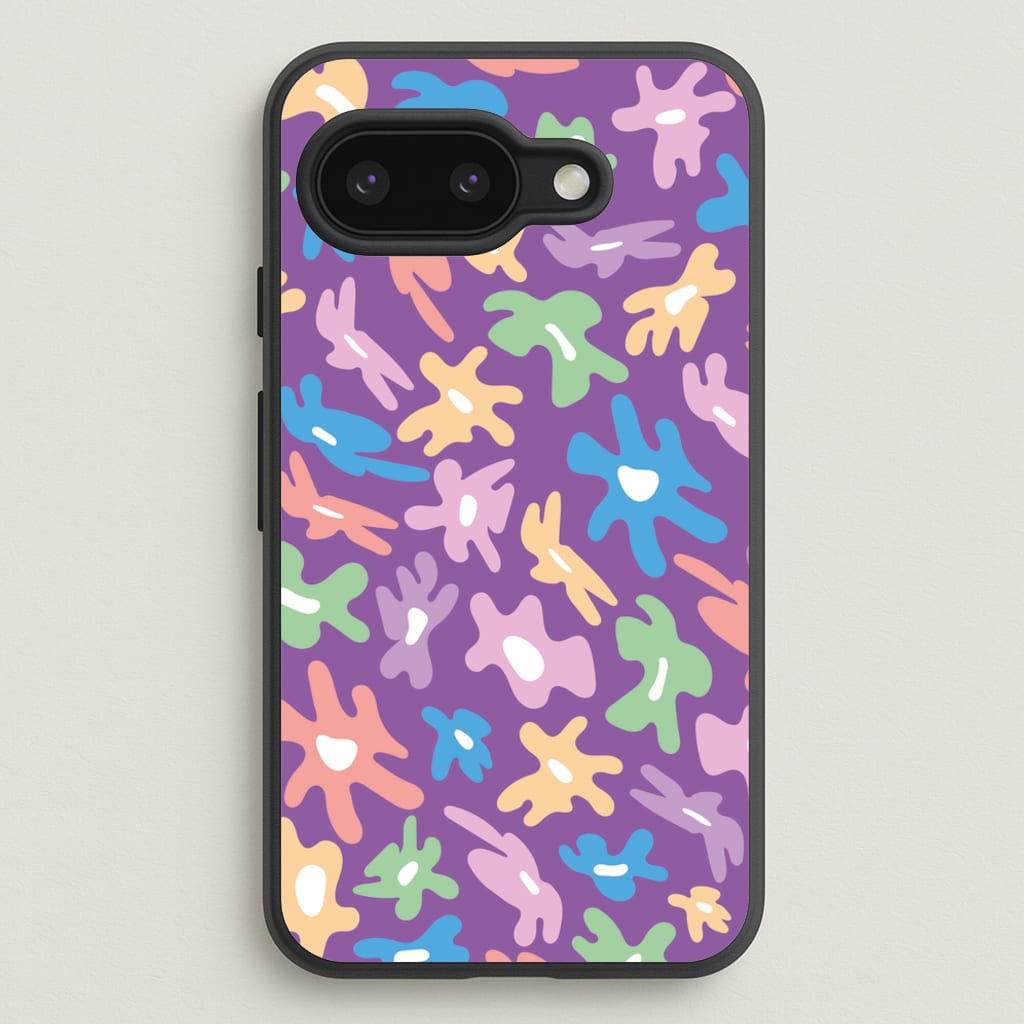 Abstract Flowers- Floral Patterns - Floral Patterns Phone Case for Google Pixel 9a