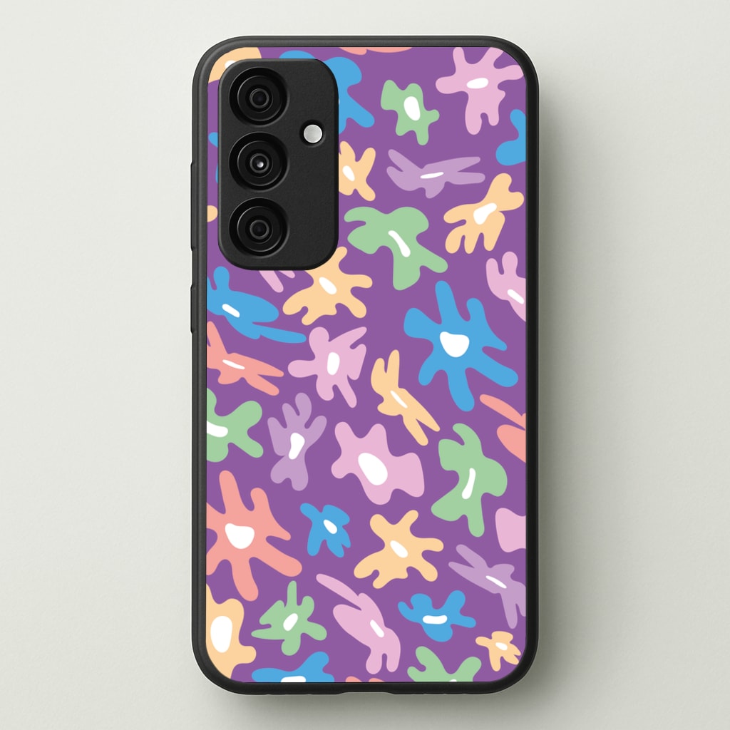 Abstract Flowers- Floral Patterns - Floral Patterns Phone Case for Galaxy A35