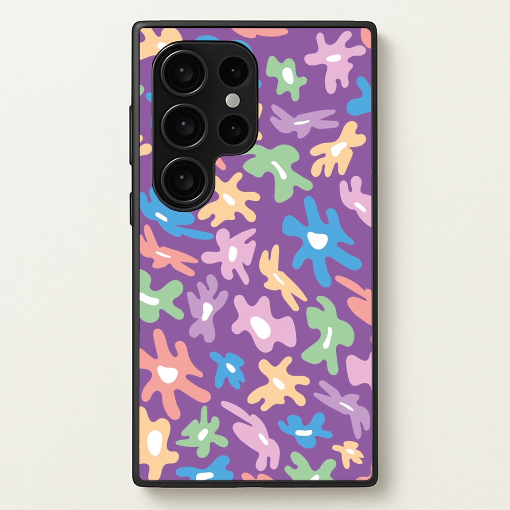 Abstract Flowers- Floral Patterns - Floral Patterns Phone Case for Galaxy S24 Ultra