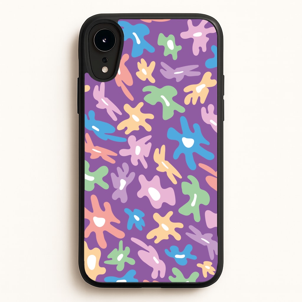 Abstract Flowers- Floral Patterns - Floral Patterns Phone Case for iPhone XR