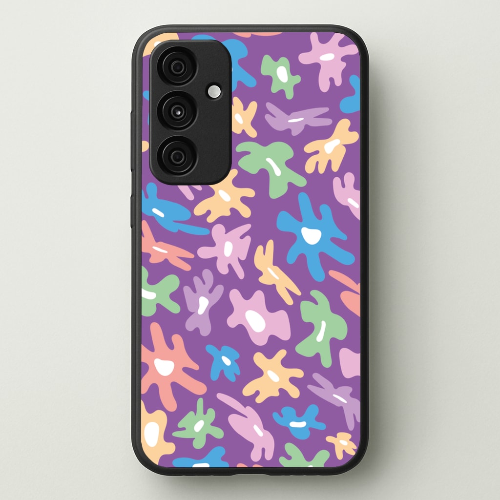 Abstract Flowers- Floral Patterns - Floral Patterns Phone Case for Galaxy A55