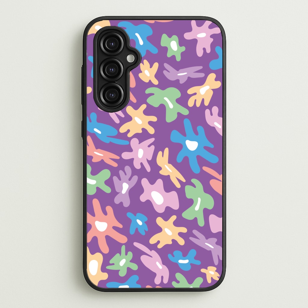 Abstract Flowers- Floral Patterns - Floral Patterns Phone Case for Galaxy A14