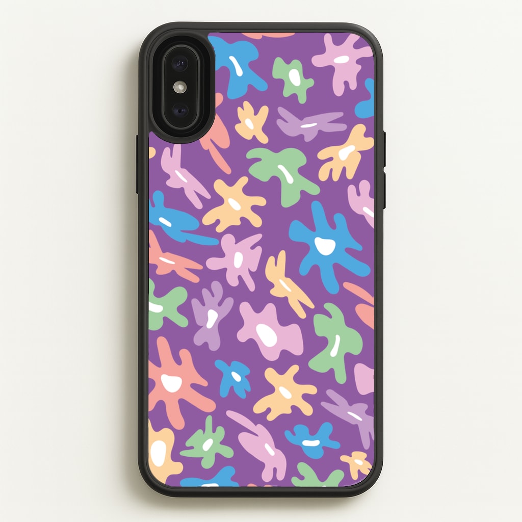 Abstract Flowers- Floral Patterns - Floral Patterns Phone Case for iPhone XS Max