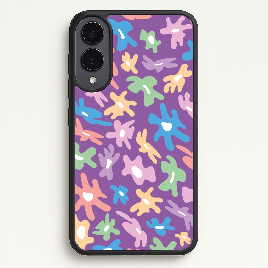 Abstract Flowers- Floral Patterns - Floral Patterns Phone Case for Galaxy S25 Edge